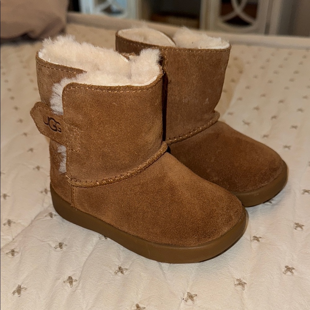 UGG Tan Shearling Infant Boots